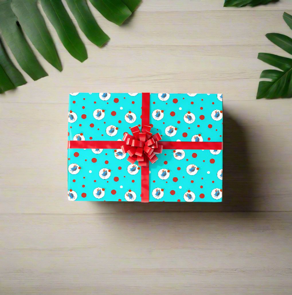 Berries & Wings Gift Wrap Set