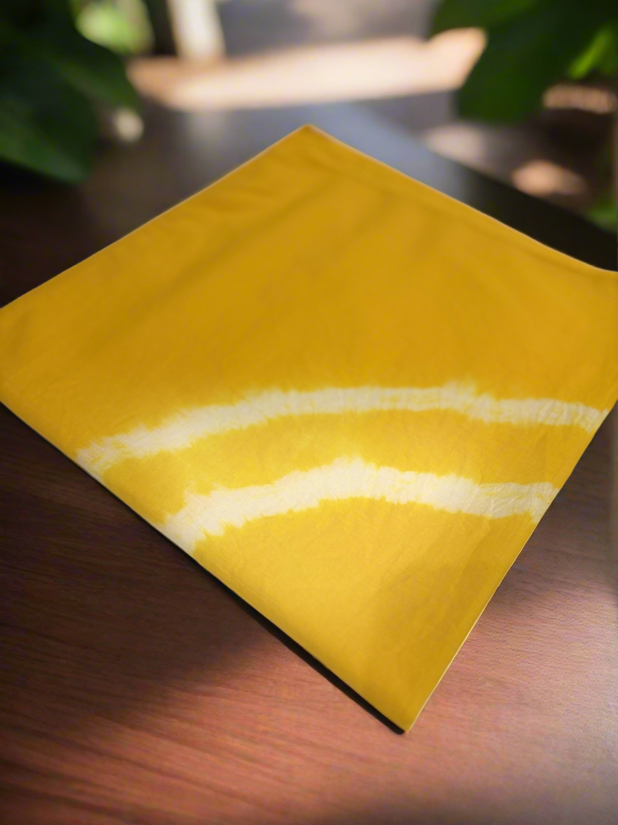 Sun Collection - Square Scarf Organic Cotton - Sun Yellow