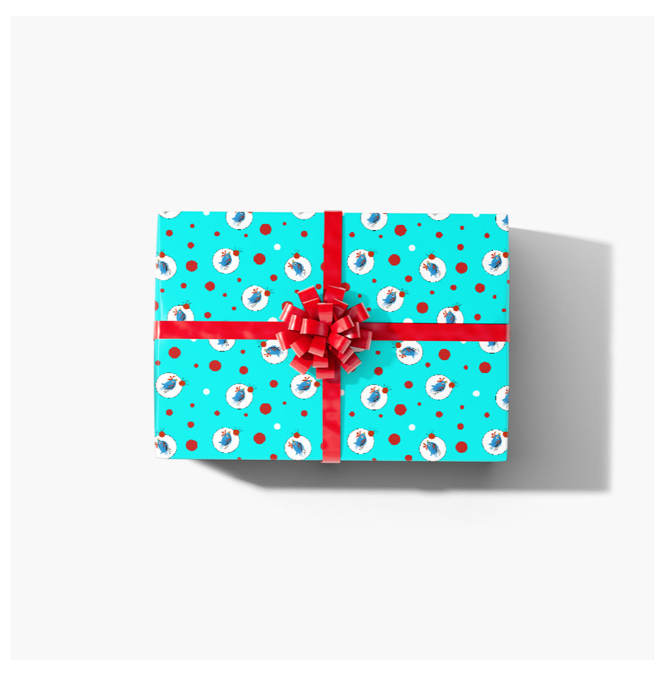 Berries & Wings Gift Wrap Set