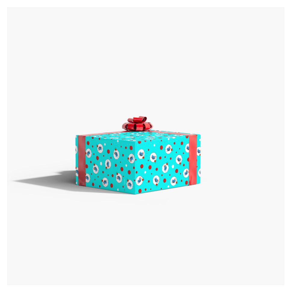 Berries & Wings Gift Wrap Set