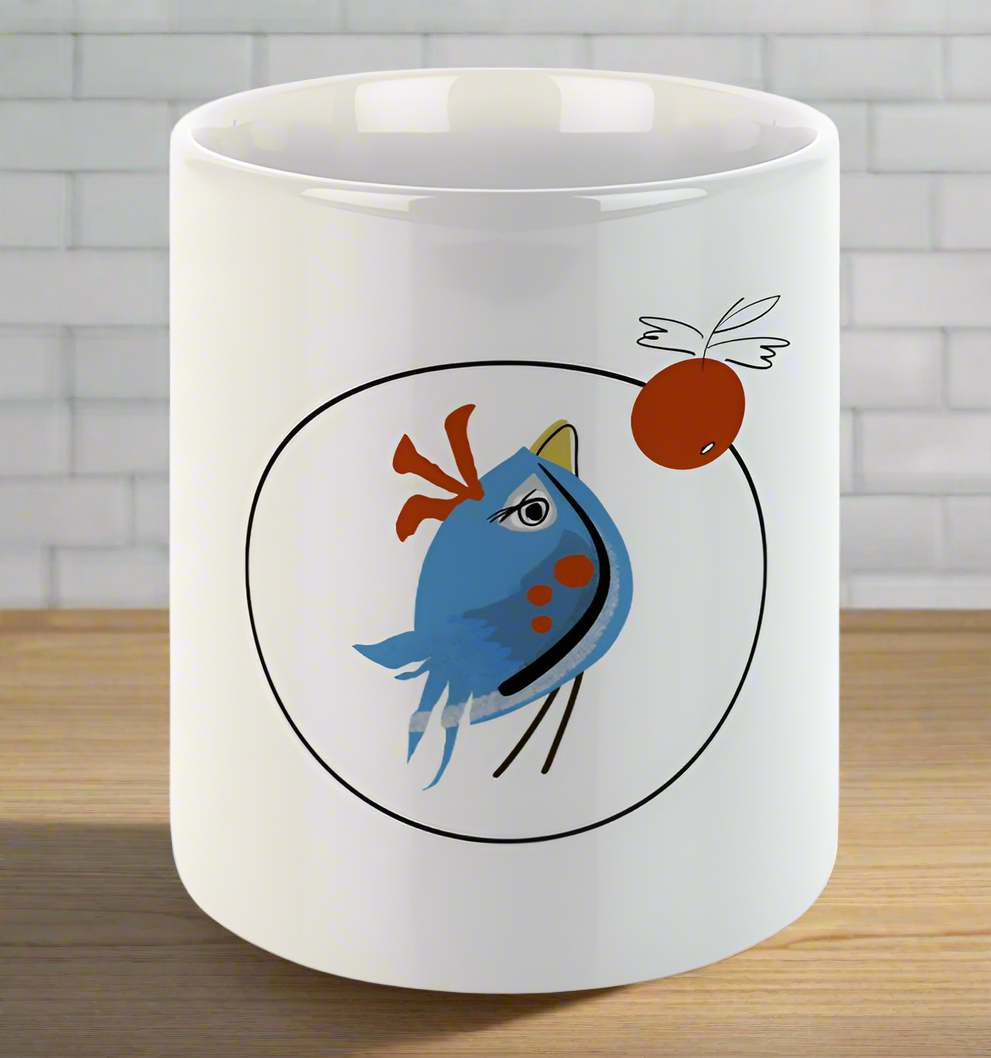 Berries & Wings Mug - Set of 4