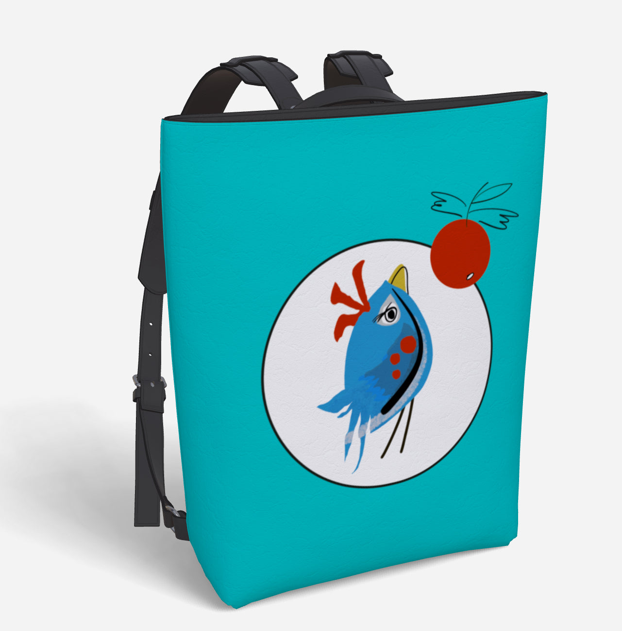 Berries & Wings Super-cool Backpack Black