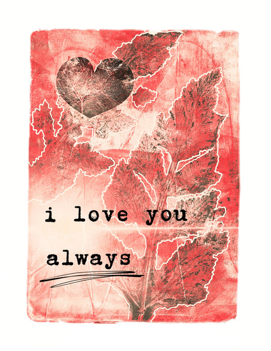 I love you always - Premium Greeting Card